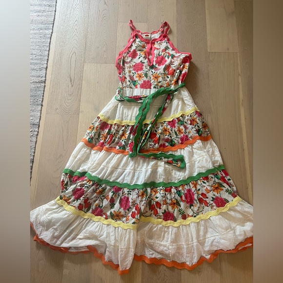 Farm Rio Toucan’s Garden Sleeveless Maxi Dress - XL - Picture 8 of 11